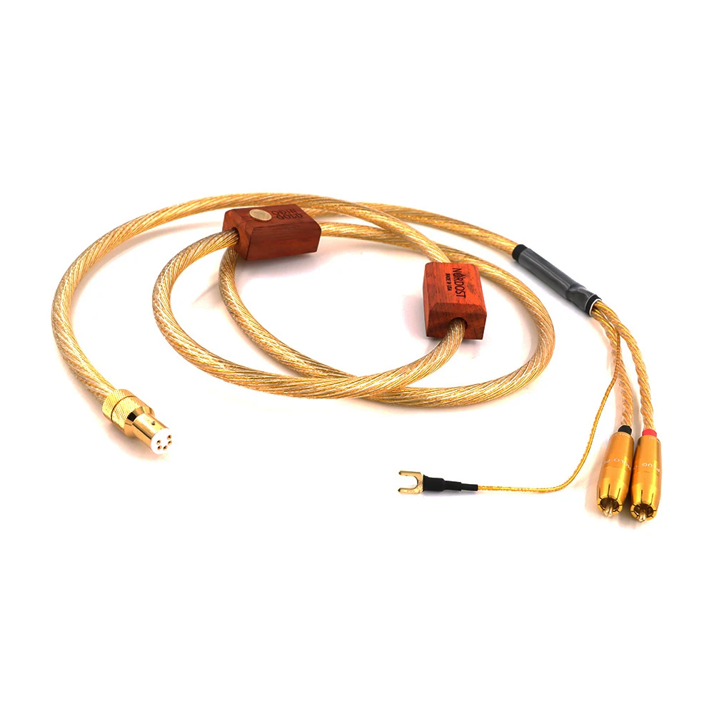 Nordost ODIN GOLD TONEARM CABLE PHONO RCA Male Cable Viny HIFI