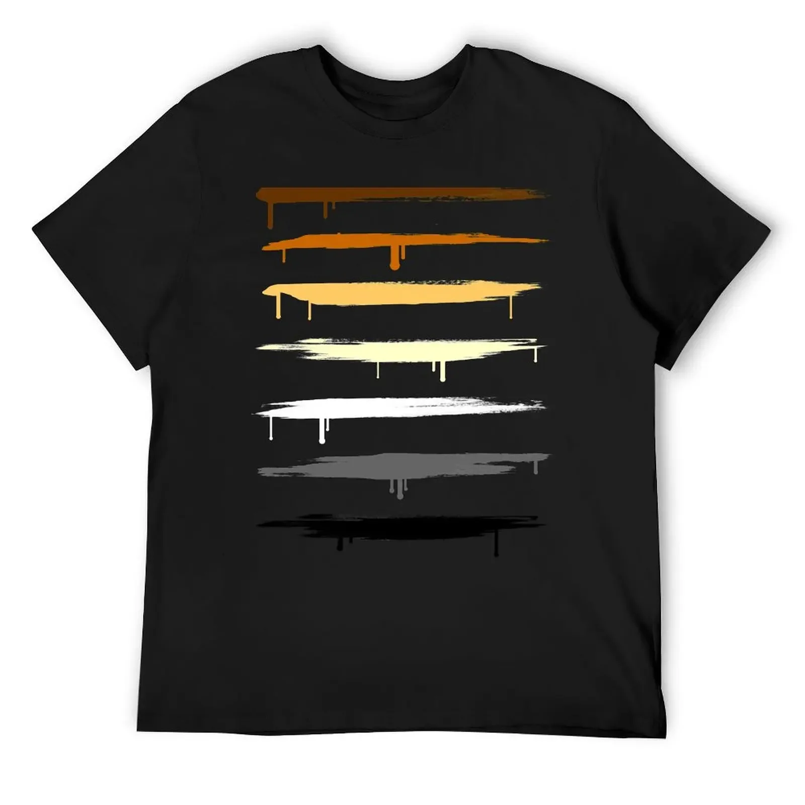

Bear Pride Colors T-Shirt funny meme t-shirts luxury designer gifts for boyfriend summer shirt men clothings