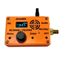 (tr)uSDX usdx transceiver 5-band Multimode QRP assembled with case by PE1NNZ and DL2MAN