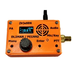 (tr)uSDX usdx transceiver 5-band Multimode QRP assembled with case by PE1NNZ and DL2MAN