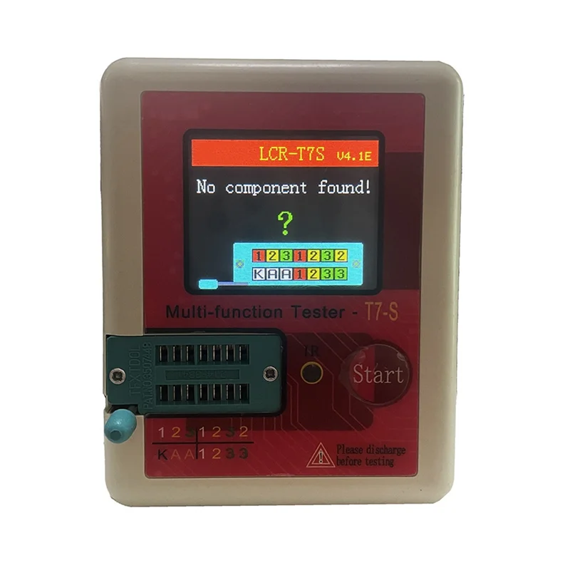 Eccellente-Nuovo tester per transistor ad alta precisione LCR-TC7S Tester di resistenza di capacità multimetro per componenti schermo a colori