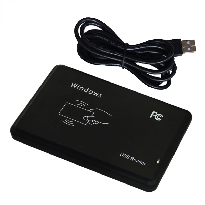 

USB RFID Reader 125khz EM4100 ID Contactless Sensitivity Smart Card Reader TK4100 Support Window System Linux