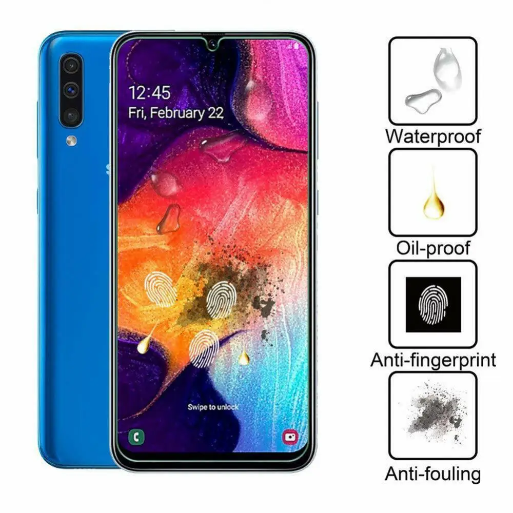 Пленка из закаленного стекла для экрана 2 шт. для Samsung Galaxy A10/20/30/40/50/60/70/80/90