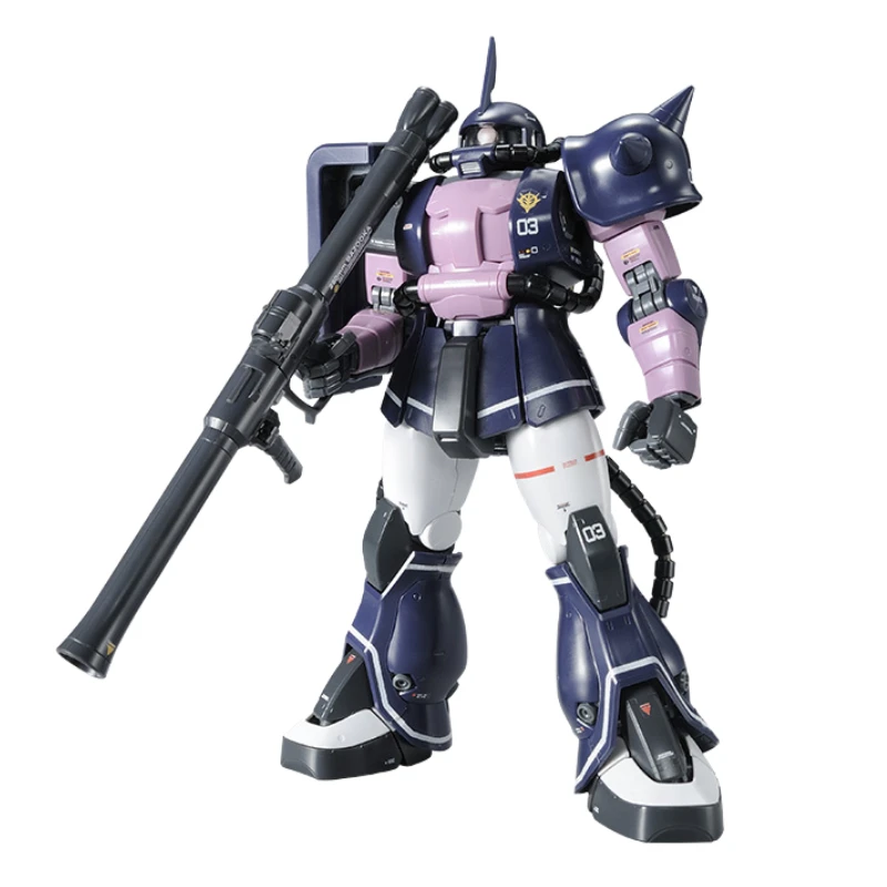 

In Stock Bandai Original Gundam PB Limited 1/100 MG MS-06S Black Zaku Mecha model holiday gifts decoration Ornaments New product