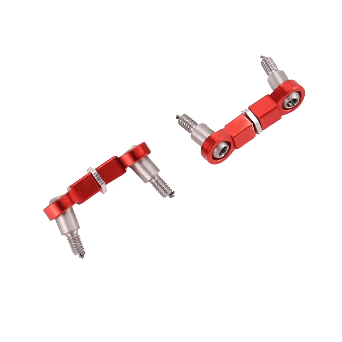 Baaa-metal traseiro bola conjunta haste ligação para wltoys k969 k979 k989 k999 p929 p939 1/28 rc carro atualizações peças acessórios, vermelho