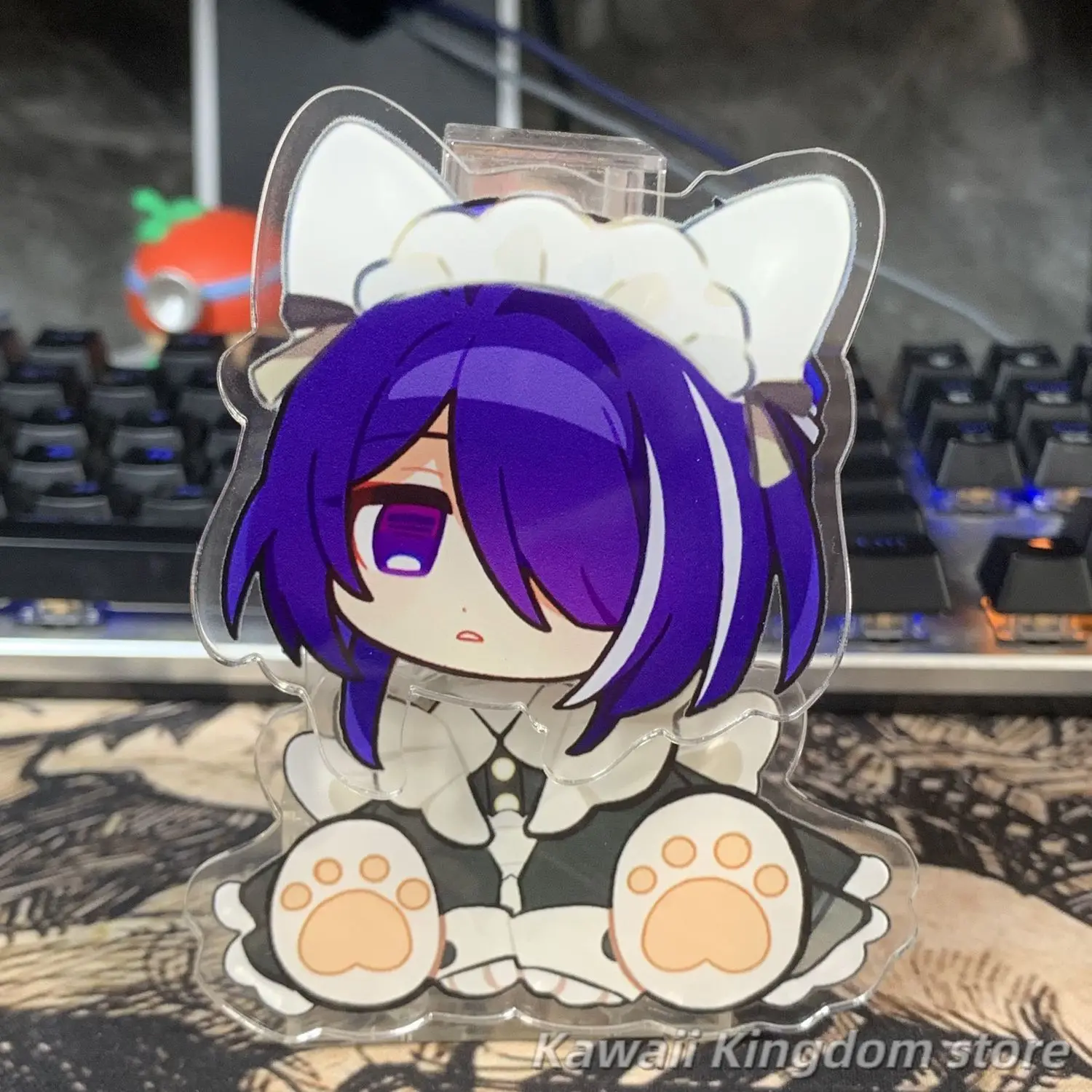 

Honkai: Star Rail Acheron Anime Figure Shake Fighter Acrylic Stand Model Plate Desk Decor Standing Sign Desktop Fans