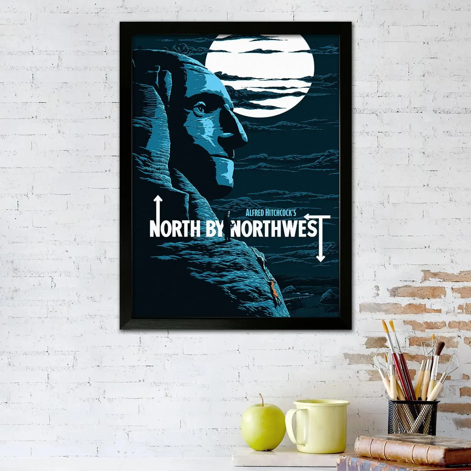 North by Northwest Canvas Art Poster and Wall Art, Picture Print, Modern Family Bedroom Decor, Posters,Decorative painting