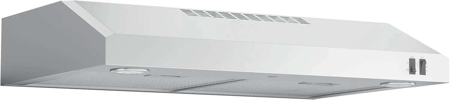 

30-дюймовая вытяжка под шкафом, сертифицированная энергозвезда, с кабриолетовым каналом, вертикальным и задним вытяжным вытяжным вентилятором, с 2-скоростным вытяжным вентилятором Reusab