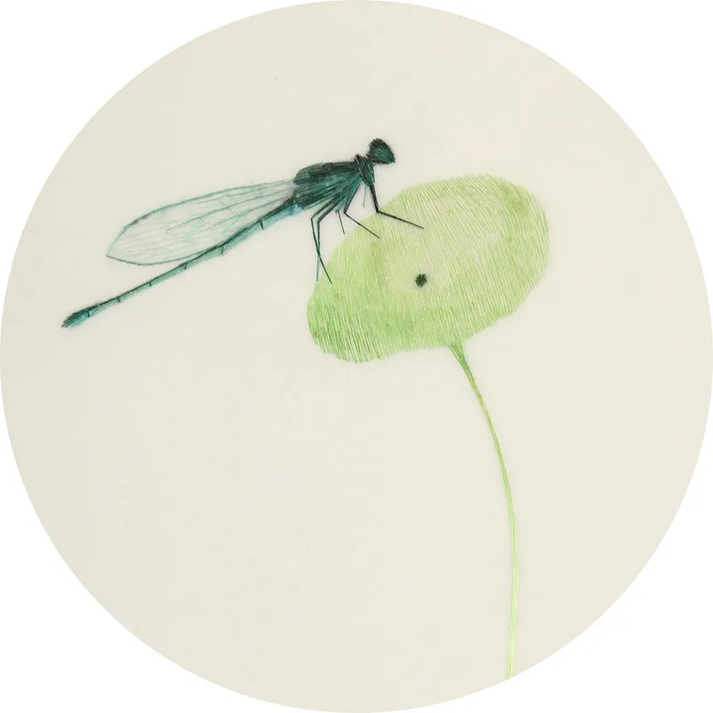 

Suzhou Embroidery DIY Beginner Kit - Stitch Guide Round Butterfly Flower Handcraft Embroidery Set
