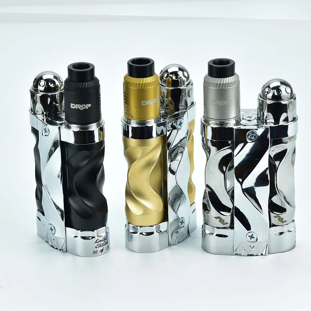 

Wolf Coolvape Avid Lyfe Gyre Style Series vape drop v1.5 rda Mechanical Box Mod fit 2 x 18650 battery