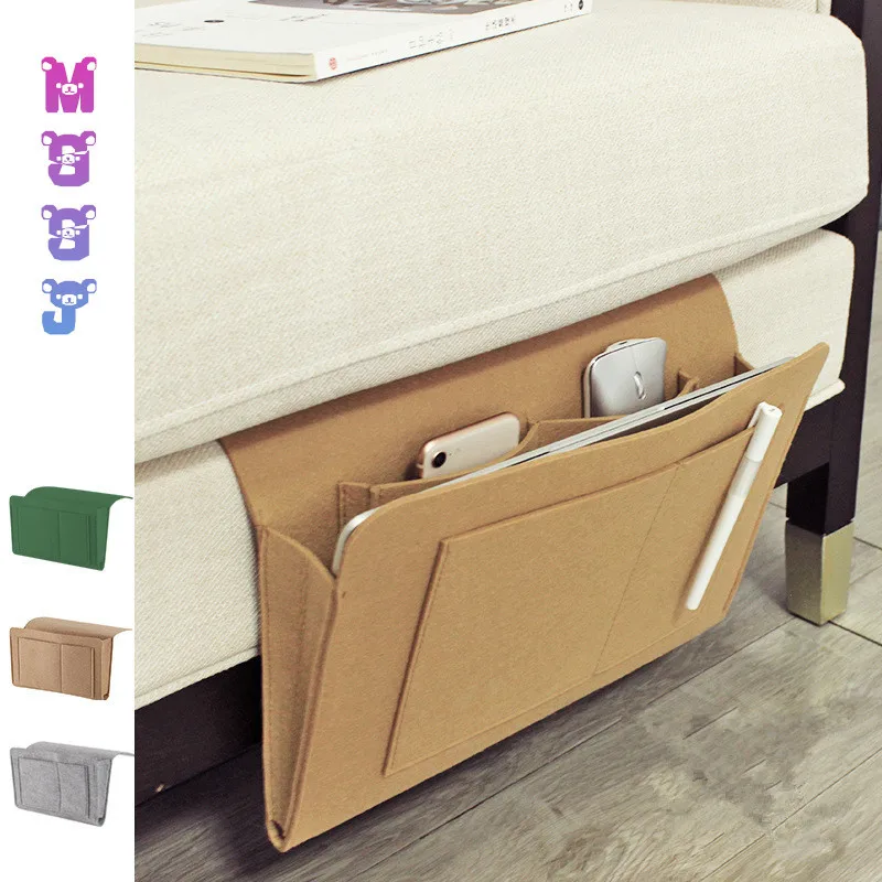 

European Hanging Storage Bags, Wall-mounted Bedside Sofa Storage Bag, Mobile Phone Remote Control Storage, Dormitory Bedside