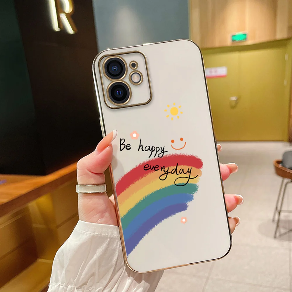 For Huawei nova Y90 Case Huawei Nova Y70 Phone Case Nova Y70 Plus nova Y60 Cover Solid Plating Lens Protection Soft Case Coque