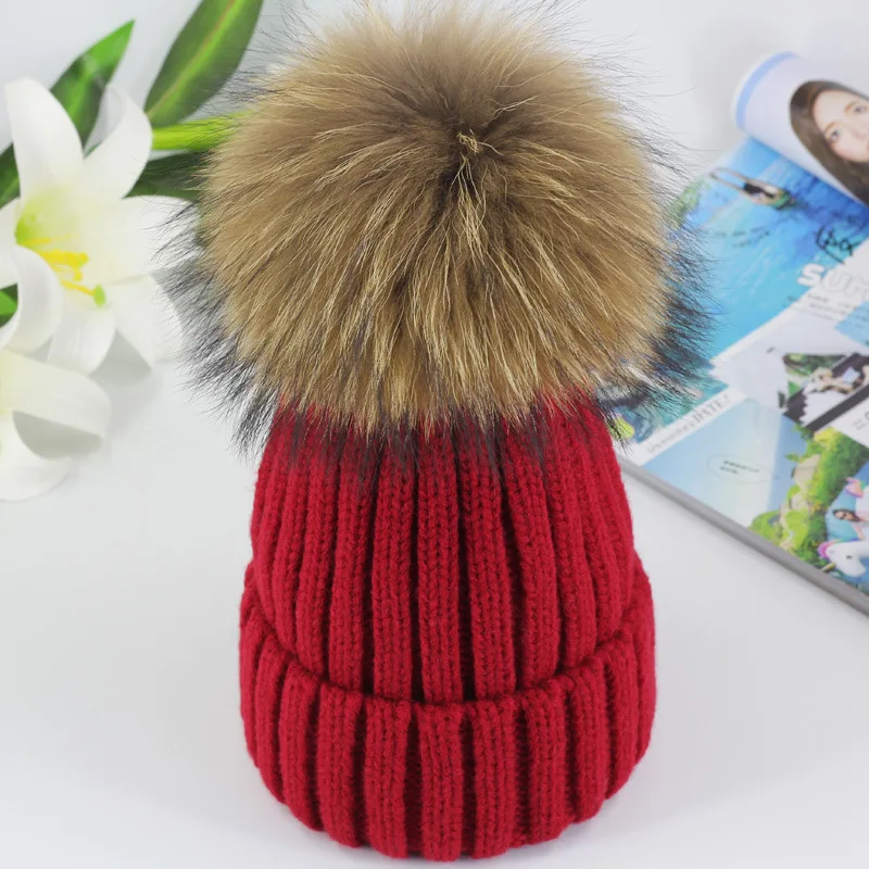 Toddler Boys and Girls Beanie Hats Knitted Warm Caps for Kids Autumn Winter 1 2 3 Years Old-