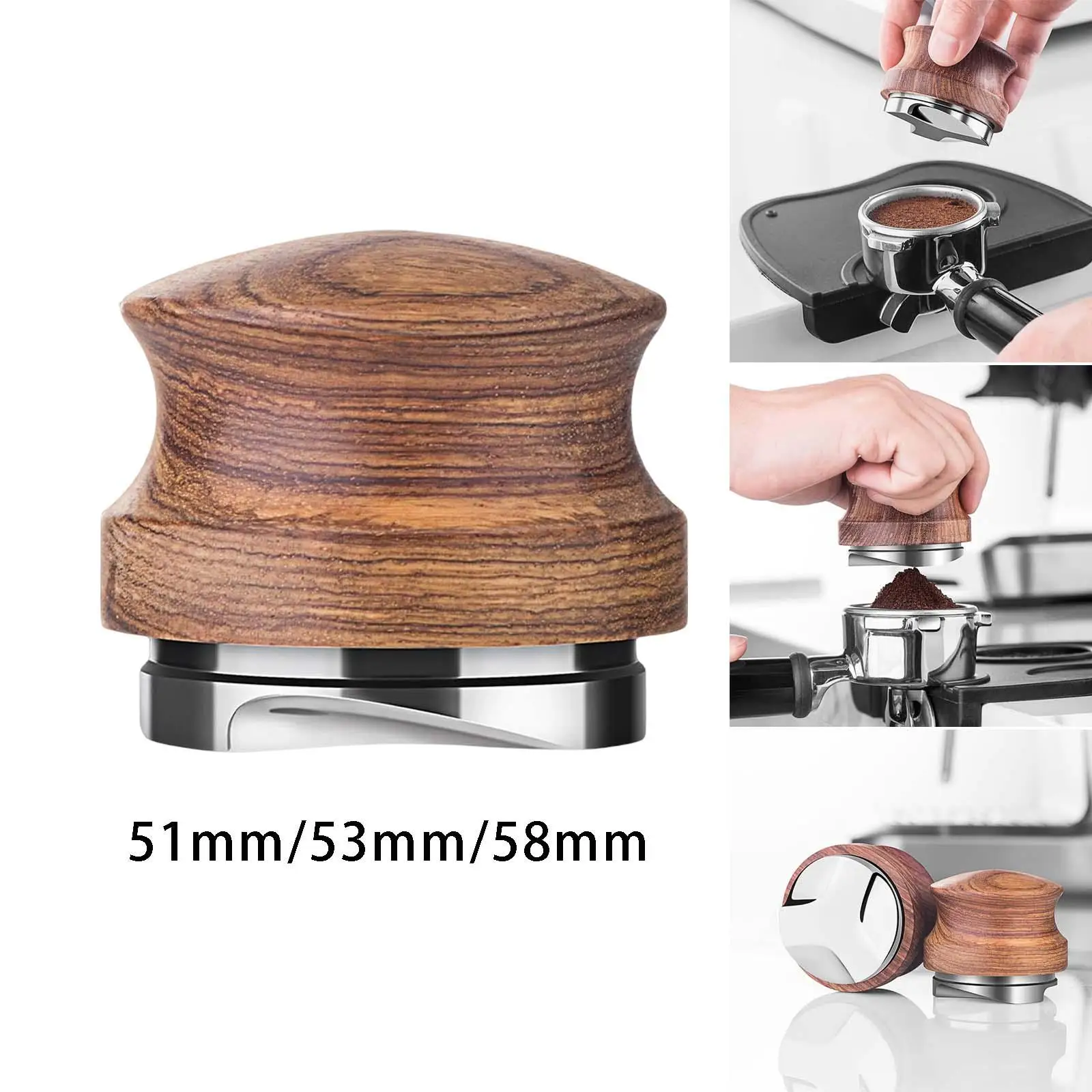 전문 에스프레소 디스트리뷰터, 카페 바용 3 각도 경사 핸드 템퍼