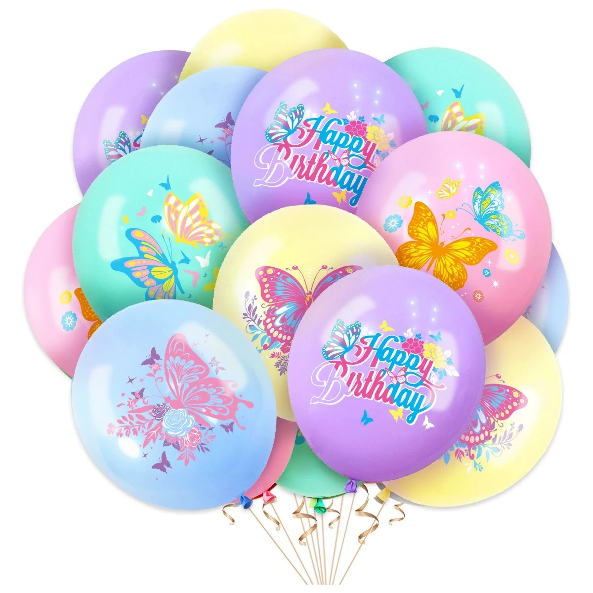 12 Stück 12 Zoll Schmetterling Thema Geburtstag Party Dekoration Schmetterling Latex Ballon Hochzeit Szene Dekoration Dekoration