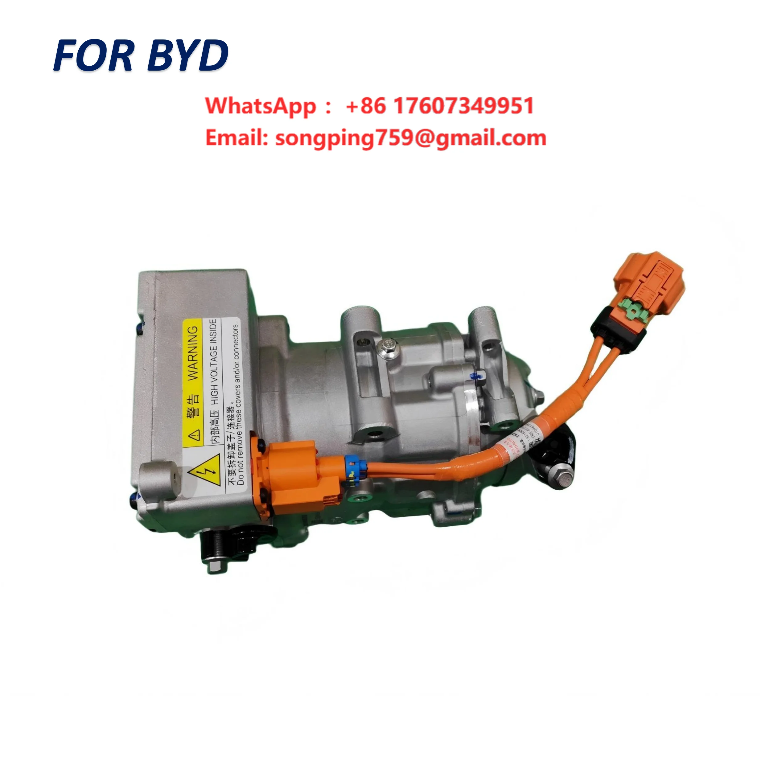 Original OEM Brand New High Voltage Hybrid AC Compressor for BYD Dolphin EM2EKA-8103020 Auto AC Replacement Part