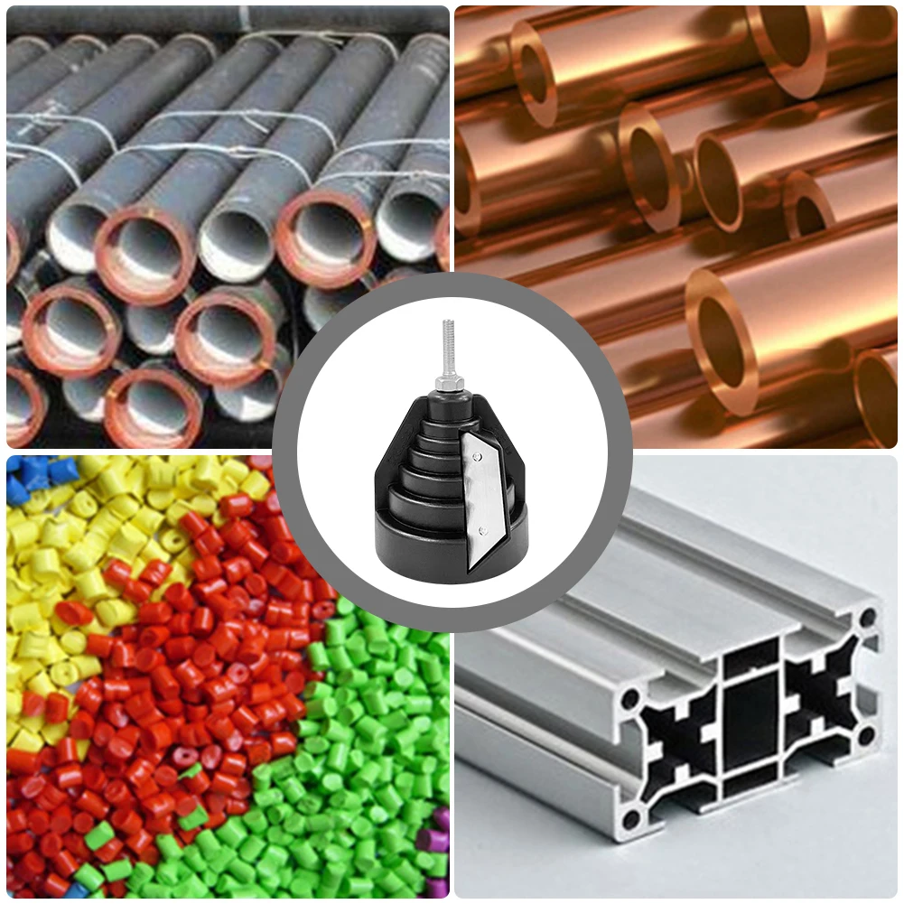 

20-63mm PE Pipe Chamfer Tool Cone Tube Deburring Reamer Tool (With Drill Nail)