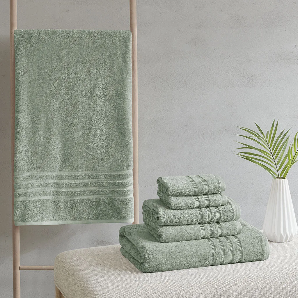 Sustainable Antimicrobial Bath Towel 6 Piece Set