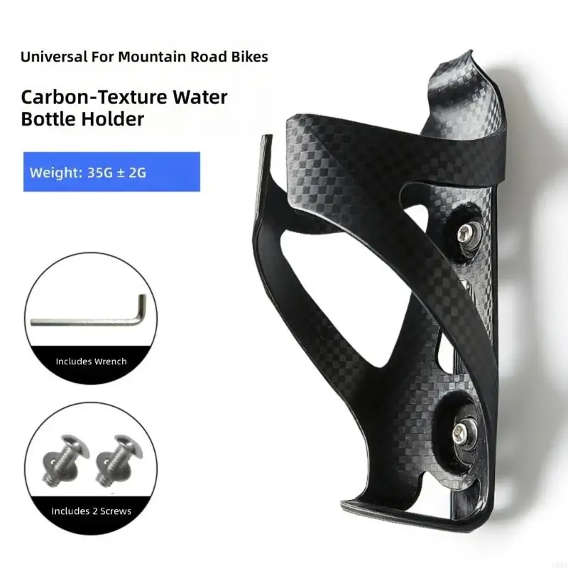 Road Bike Water Bottles Cage with Side Entry Access, Black Nylon Composites Water Bottles Holder for Mountain Bike, JOME