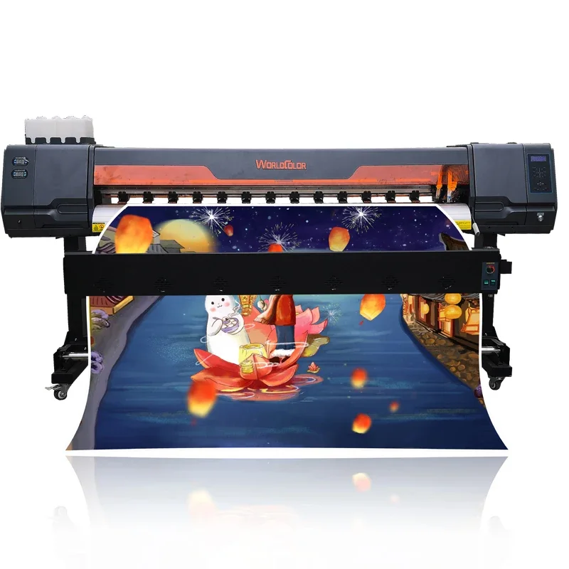 

Factory best selling 1.3 m/1.6m/ 1.8m inkjet printer XP600/i3200 head vinyl plotter eco solvent printer