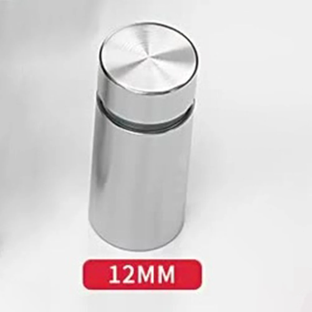 20PCS Stainless Steel Standoffs For Glass Attachment In Visual Merchandising Digital Signage And Wall-Integrated Displays