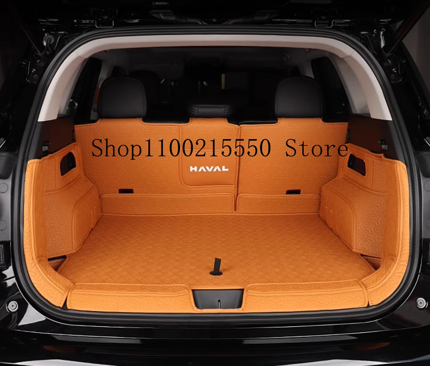 

For GWM Haval Dargo II 2023 2024 H-Dog Car Boot Mat Rear Trunk Liner Cargo Leather Floor Carpet Tray Protector Accessories Mats