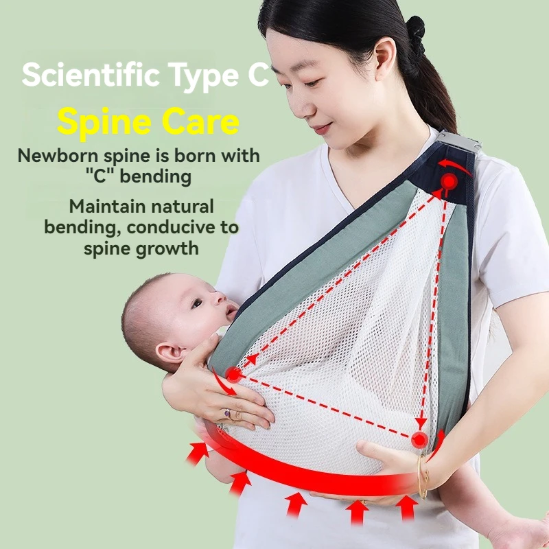 New Models Baby Outdoor Mesh Breathable Carrier Carrying Baby Comfort Waist Stool Multifunctional Baby Carrier Free Your Hands