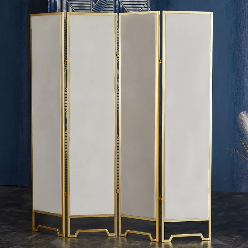 Living room partition screen folding mobile simple small apartment partition wall barrier