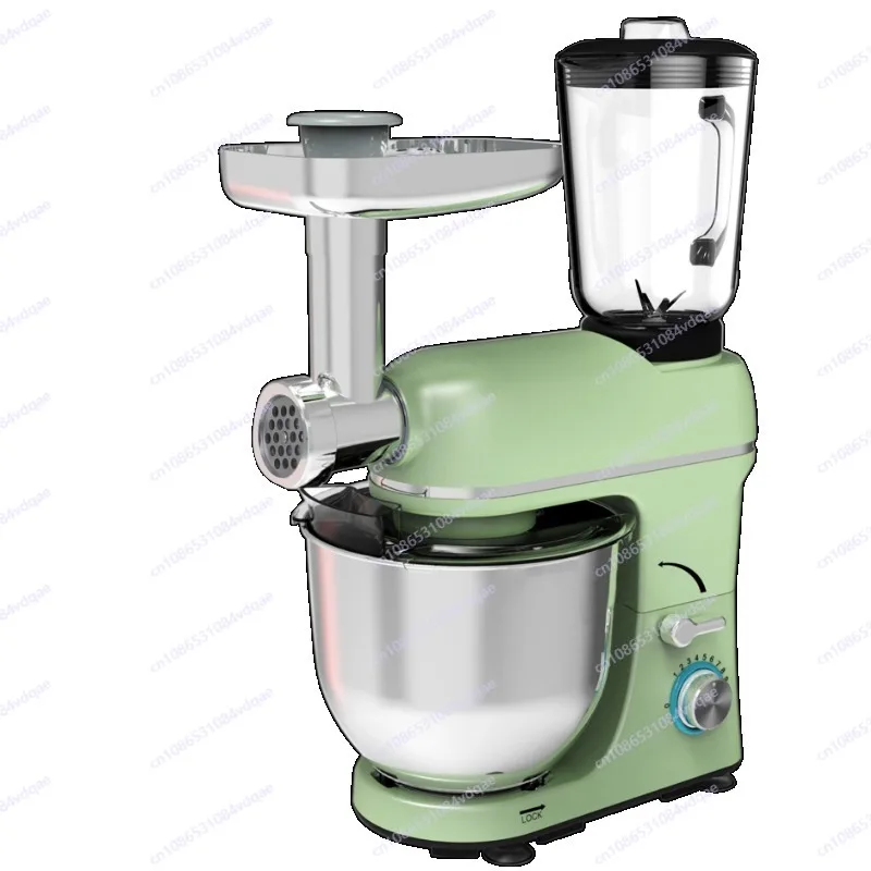 Multi-function mixer stainless steel bowl rack design Electric manual dual mode