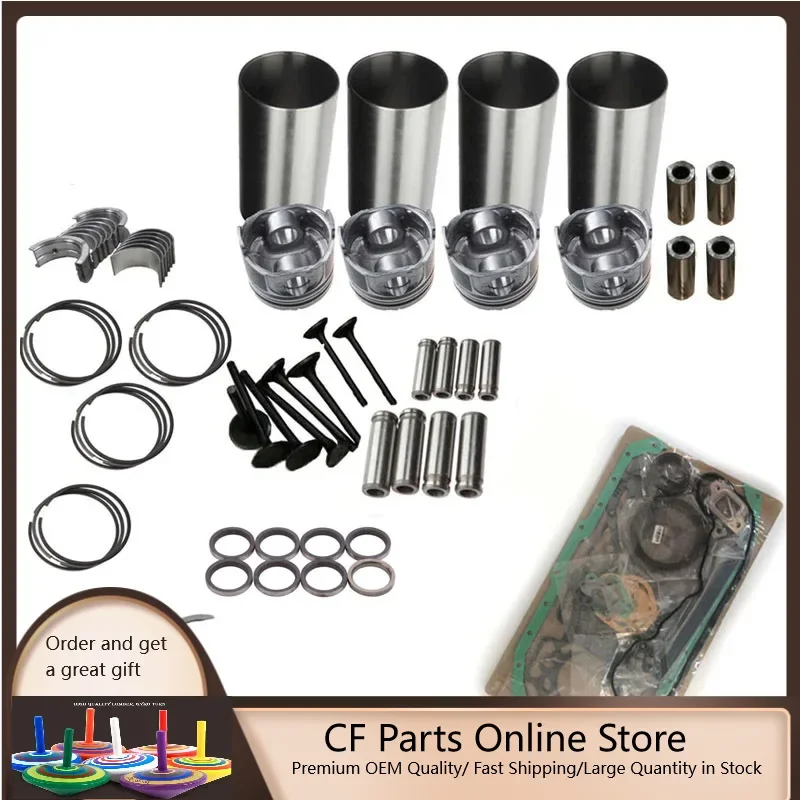 

V3307 V3307DI-T Overhaul Rebuild Kit For Kubota Engine KX080-3 KX080-4 Excavator