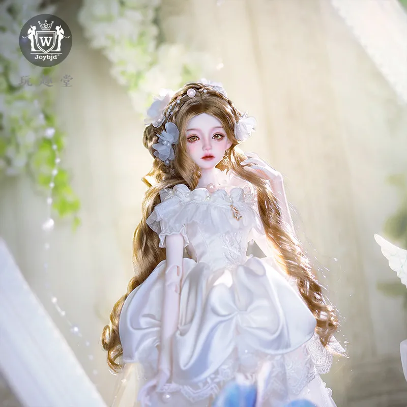 Joybjd 1/4 Bjd Ophelia Maiden Wedding Style Beautiful Jointed Movable Doll Action Anime Figure Model Trendy Surprise Gift Decor