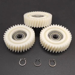 Ingranaggio planetario obliquo 47.3x13mm ingranaggi elicoidali a 35 denti con cuscinetti da 7.94mm ingranaggio in Nylon per bici elettrica per parti del motore del mozzo E-Bike