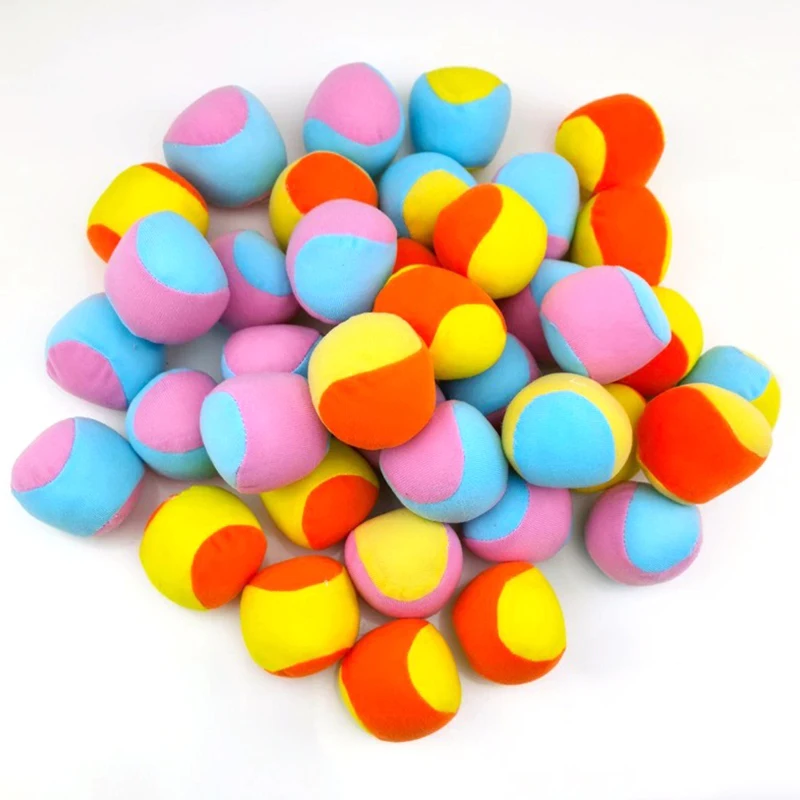 2/4PCS Colorful Soft Balls Dog Favors Indoor Outdoor Toss Catch Chasing Game Props Pet Interactive Activities Exercise Balls ZYF
