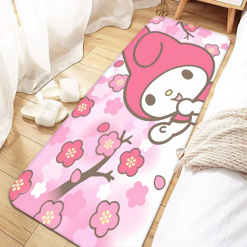 Cute My Melody Door Mat Entrance Non-slip Doormat Washable Kitchen Carpet Living Room Hallway Rugs Bathroom Bath Door Mats