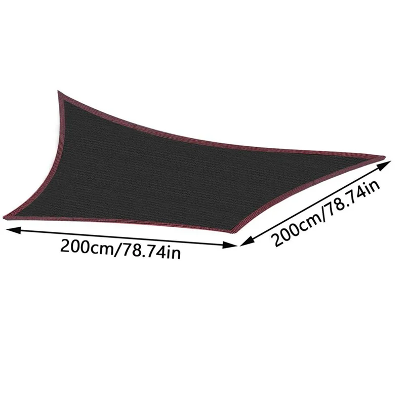 ABJO-Black 95 Anti-UV Sunshade Net Gazebo Shelter Outdoor Pergola Canopy Sun Cover Agriculture Greenhouse Sunshade Net