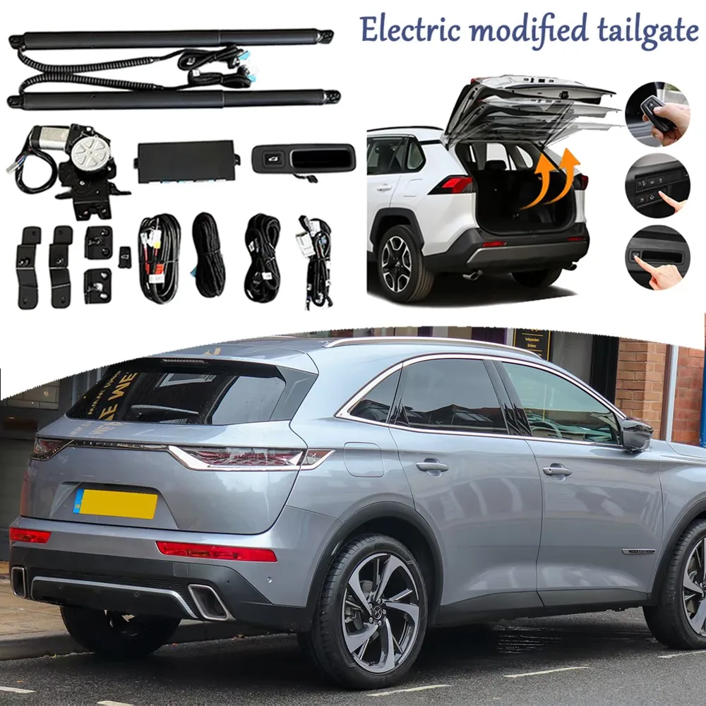 

Подходит для DS 7 DS7 2017-2022, модернизированный комплект задней двери, модифицированный багажник, электрическая система подъемной двери, поддержка ног, пульт дистанционного управления