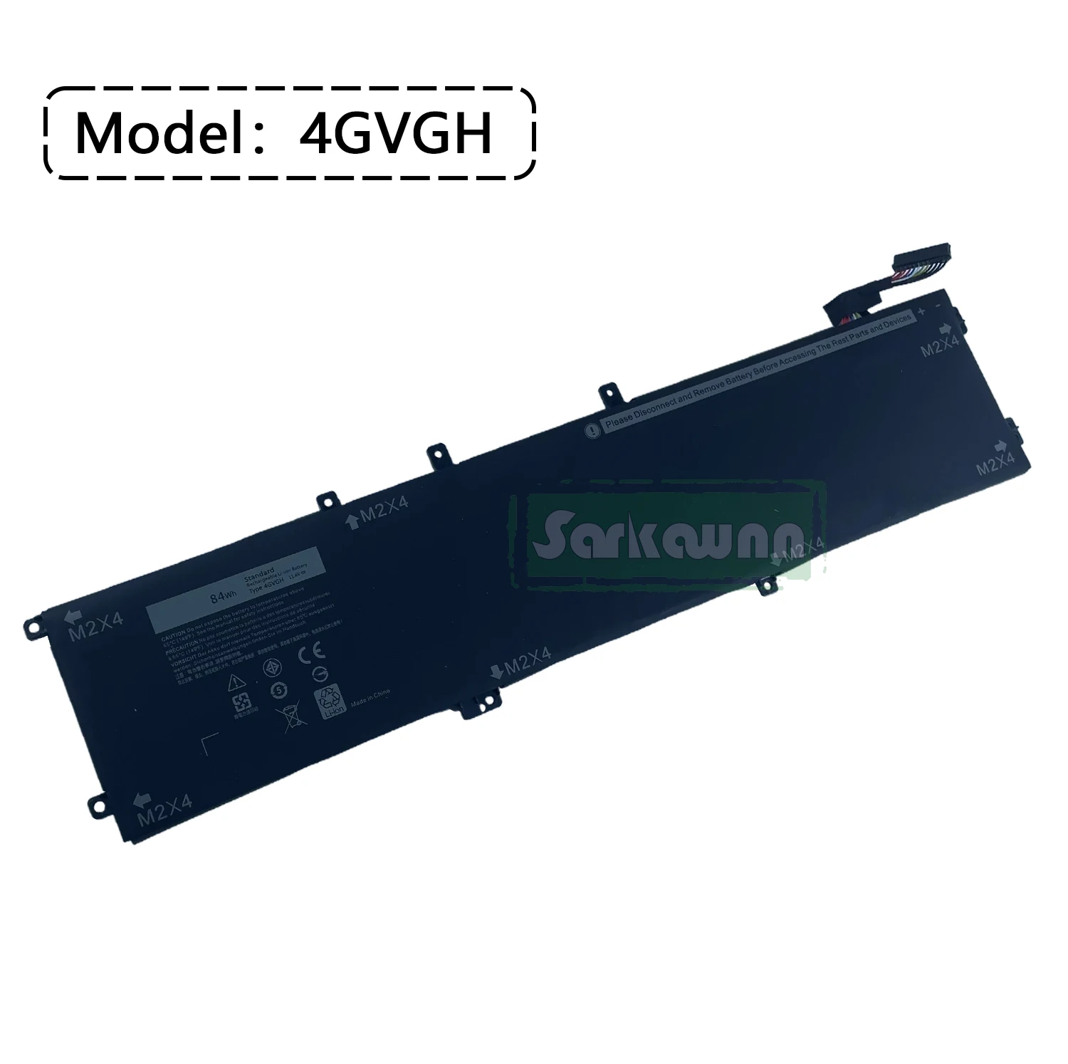 SARKAWNN 6CELL dell 4gvgh Laptop Battery For DELL Precision 5510 XPS 15 9550