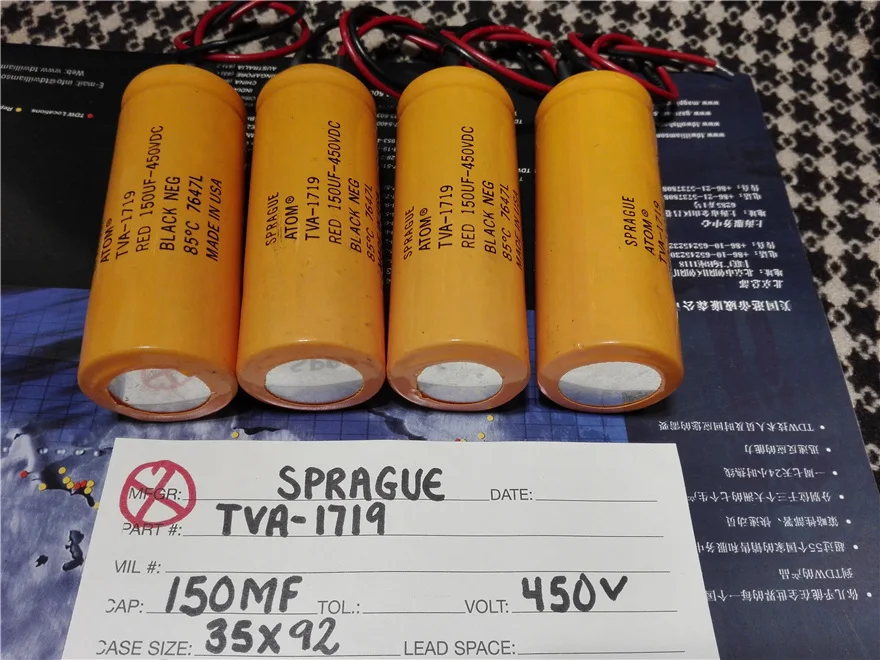 2 pçs/lote original SPRAGUE ATOM Série Amplificador Antigo Cátodo de Febre Capacitofrete grátis