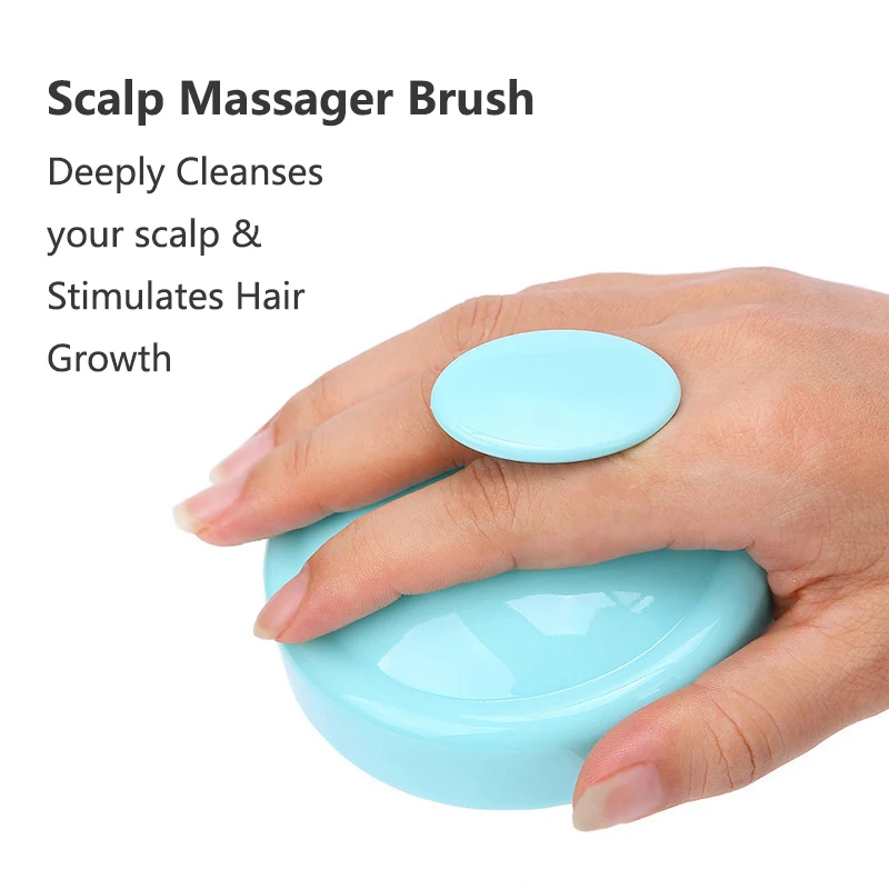 Silicone escova para massagem do couro cabeludo, instrumento de massagem cabeça, shampoo, lavagem, alça mágica, spa