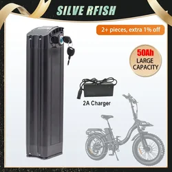 500W 36V 20AH Silver Fish Long endurance Battery Pack 1000W 48V 36V 24V Silverfish Lithium Battery 18650 21700 Bateria