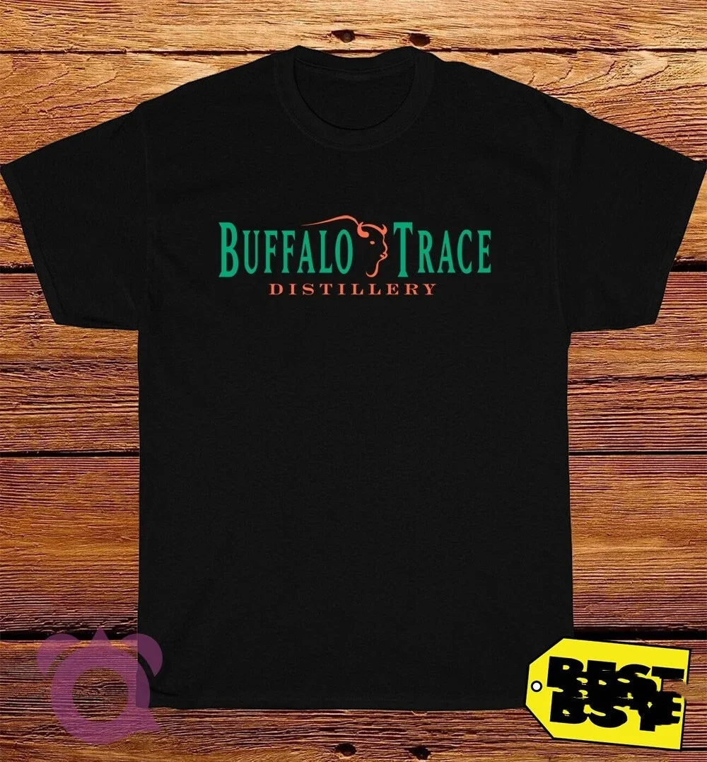 

2025 Summer New Tshirt Buffalo Trace Distillery Funny T-shirt Printed Cotton Round Neck Loose Casual Fashion Trendy Top