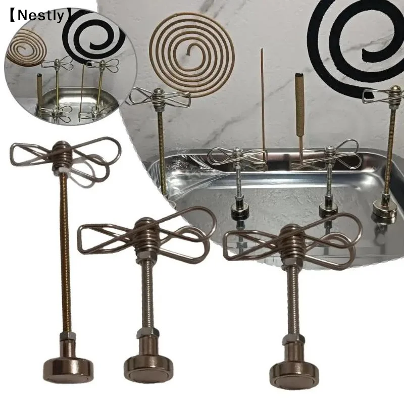 Movable Mosquito-repellent Incense Holder Vertical Frame Crocodile Holder Double-headed Mosquito-repellent Incense Tray 〔Nest〕