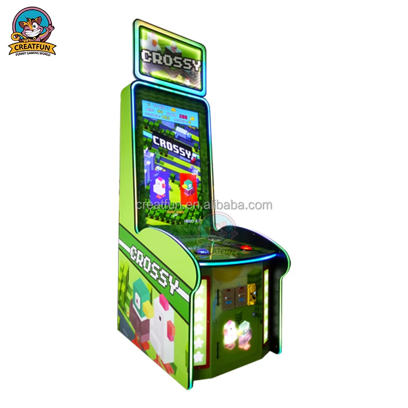 Hot Selling Indoor Amusement Ticket Park Crossy Road Arcade Ticket Redemption Game Machine