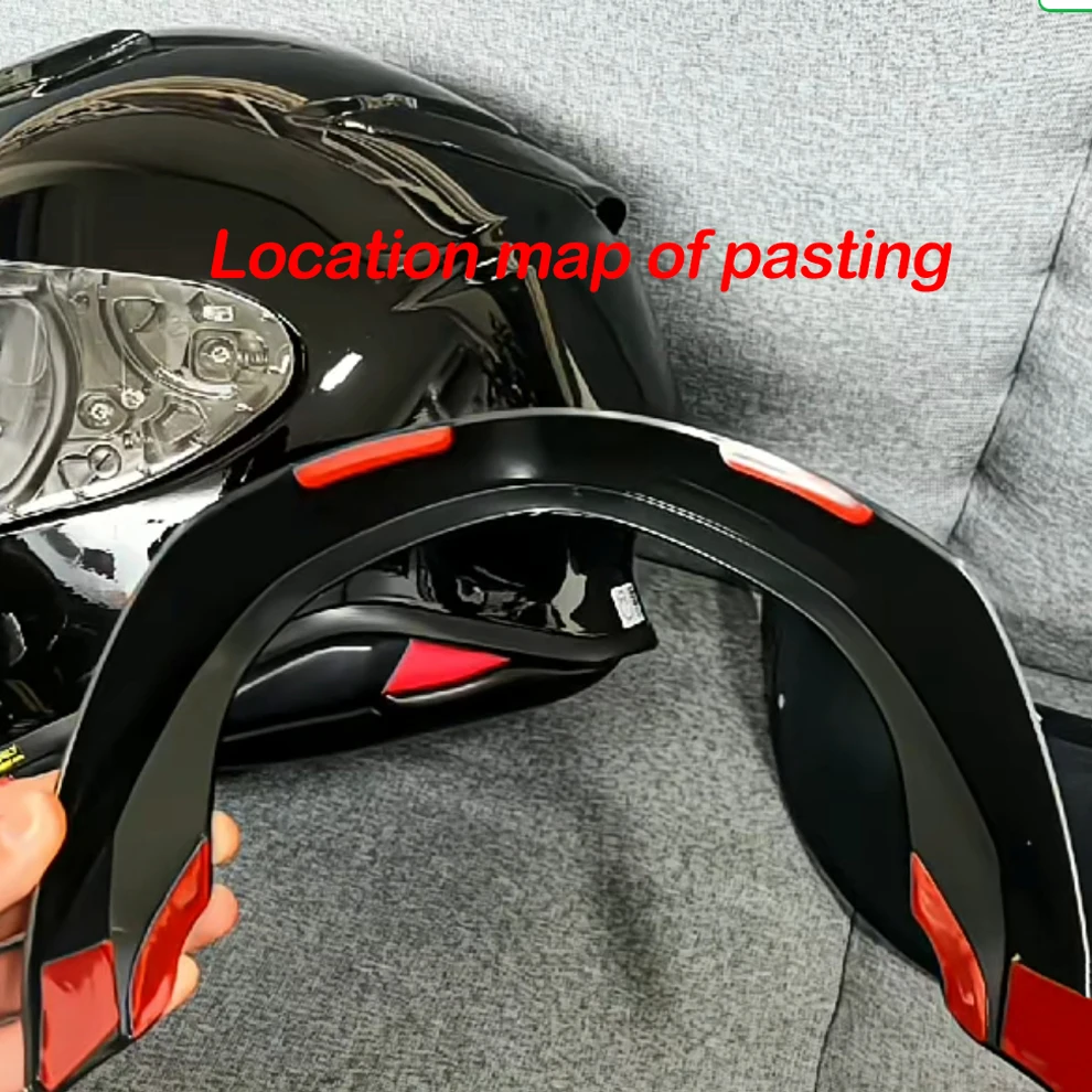 For Z8 Helmets Decoration Motorcycle Helmet Big Spoiler Accessories Motorbike Rear Casco Spoiler Case For Shoei Z-8 Z8