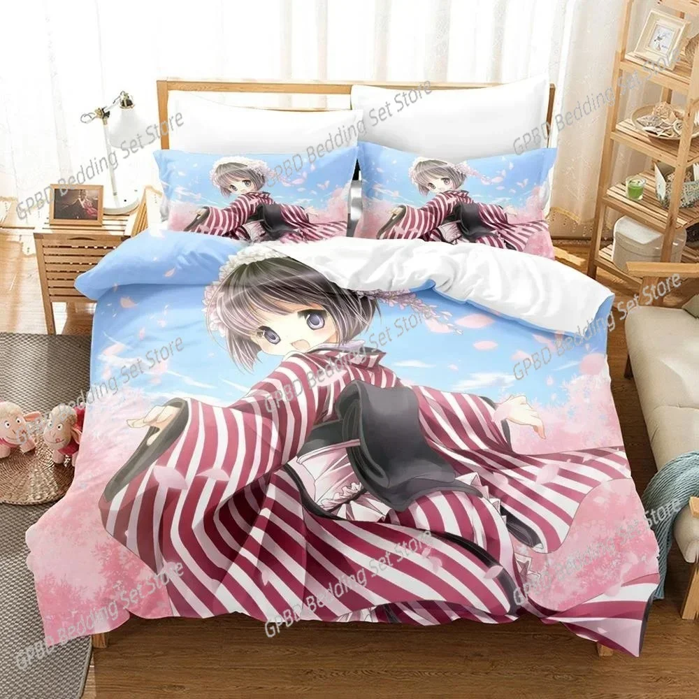 3D Anime Croisée In A Foreign Labyrinth 3D NEW Duvet Cover Pillowcase Bedding Set Adult Boy Girl Bedroom Children Single Double