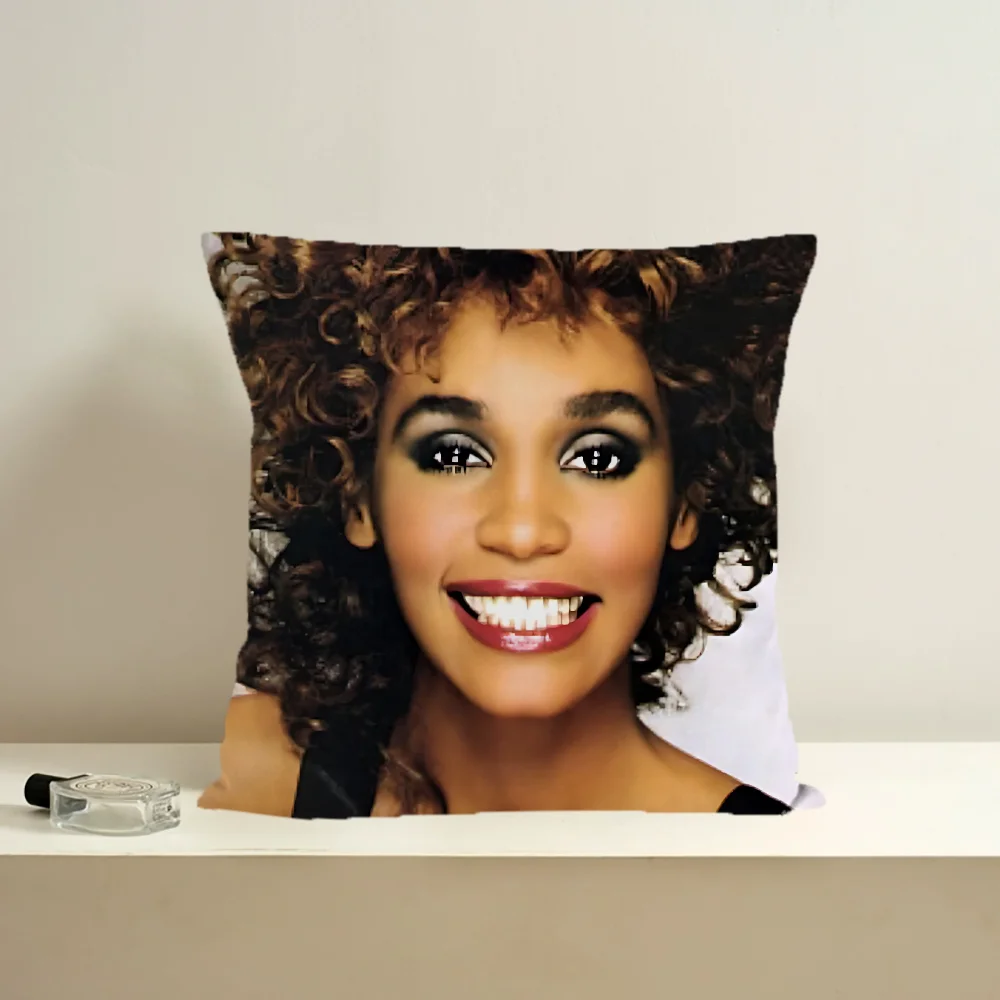

Singer W-Whitney Houstons Cushion Covers Living Room Pillow Cover Cushions for Decorative Sofa Sleeping Pillows Home Decoration