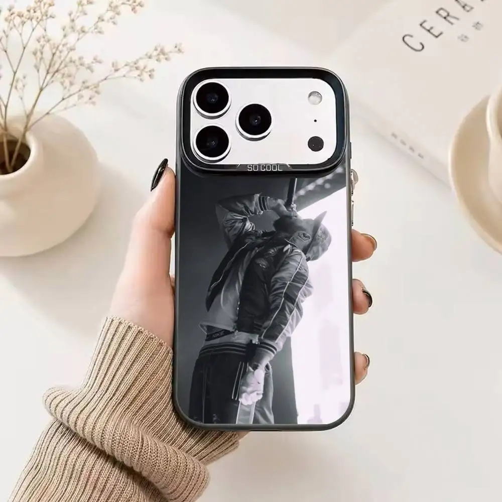 Rapper JC R-Reyes J-JC REYES Phone Case For iPhone 17,16,15,14,13,12,11 Plus,Pro Max,XS,Colored Silver Plated Inside Cover