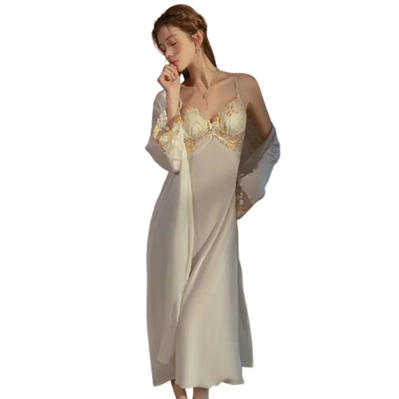 

Сексуальное атласное кружевное белье с вышивкой, пеньюар-бэбидолл с эффектом пуш-ап и съемными вкладышами, комплект домашней одежды для женщин 6326, сексуальные аксессуары, хит продаж