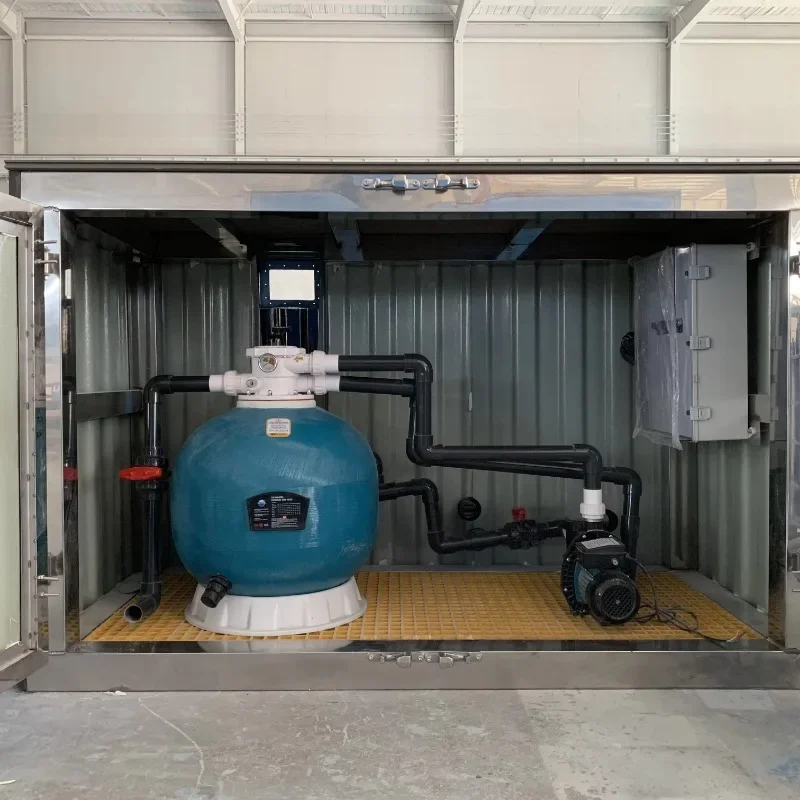 Ground Pool Outdoor Hot Sale Swim Spa 6 Feet  in Above Small Size 12ft 20ft Family Home Shipping Container Swimming Pool