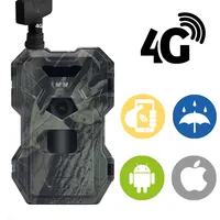 HC-880Pro Outdoor 4G 30MP 2K APP Control Night Vision Trap Game 120 Degree Hunting Trail Cam Wireless Cellular Wildlife Camera